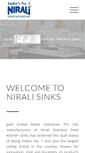 Mobile Screenshot of niralisinks.com